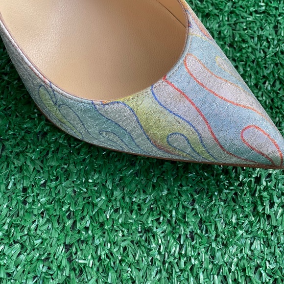 CHRISTIAN LOUBOUTIN Multicolor Flame Pigalle - Picture 4 of 5